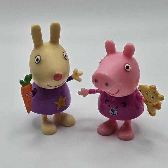 Peppa Pig Camping Sleepover Fun Playset Rebecca Rabbit Tent Complete - Picture 2 of 4